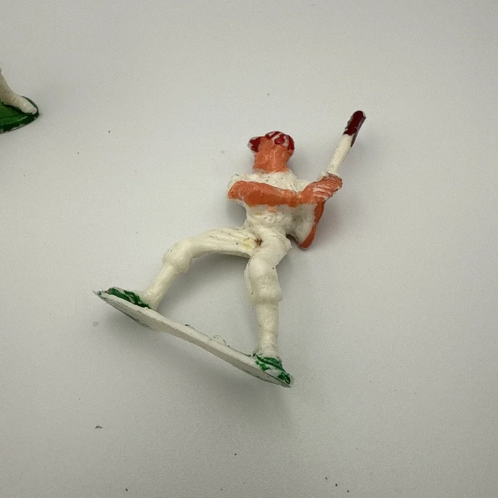 Vintage Baseball Players Cake‎ Topper Figures Made In Hong Kong